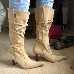 Tan Suede Steve Madden Boots